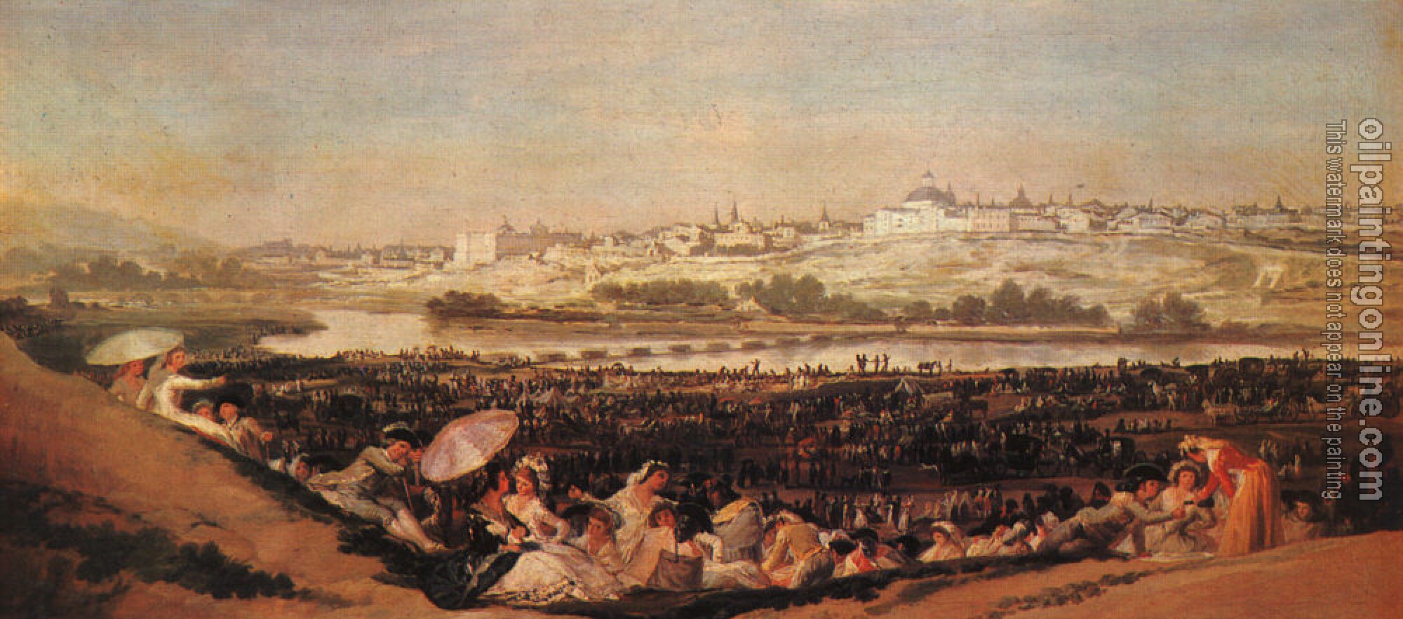 Goya, Francisco de - Festival at the Meadow of San Isadore